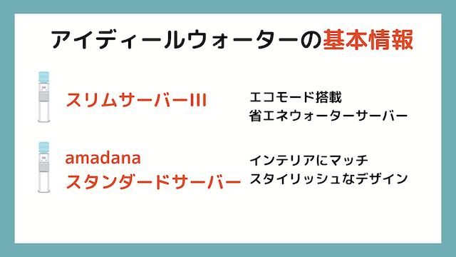 アイディールウォーターの基本情報