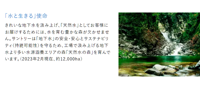 サントリー天然水
